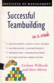 Tapa de Successful Teambuilding in a Week