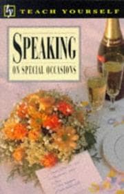 Tapa de Speaking at Special Occasions