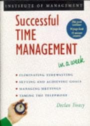 Tapa de Successful Time Management in a Week