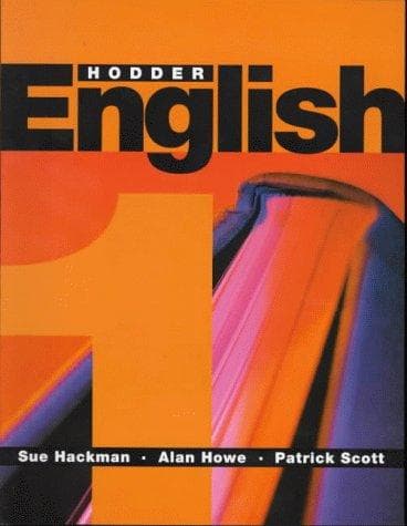 Tapa de Hodder English 1