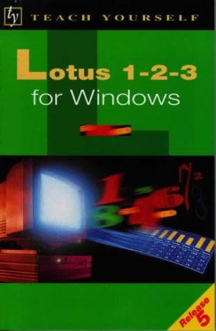 Tapa de Lotus 1-2-3 for Windows (Version 5) (Teach Yourself)
