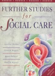 Tapa de Further Studies for Social Care