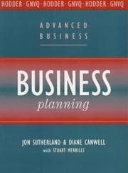 Tapa de Business Planning (Hodder GNVQ Advanced Business)