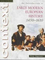 Tapa de An Introduction to Early Modern European History, 1450-1610