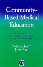 Tapa de Community-based medical education