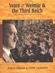 Tapa de Years of Weimar and the Third Reich