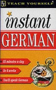 Tapa de Instant German