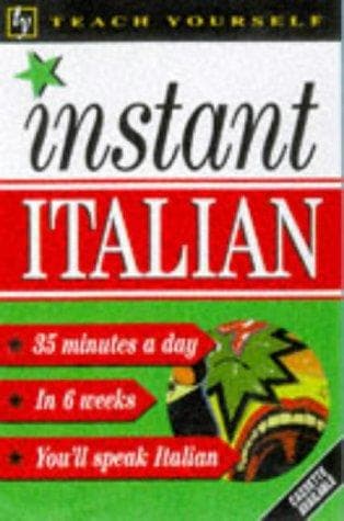 Tapa de Instant Italian (Teach Yourself: Instant)