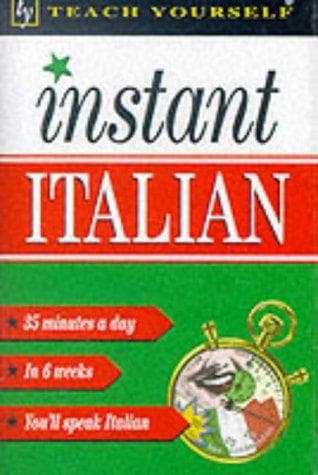 Tapa de Instant Italian (Teach Yourself: Instant)
