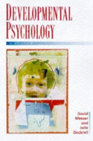 Tapa de Developmental psychology
