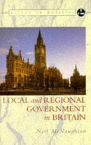 Tapa de Local and Regional Government in Britain (Access to Politics)