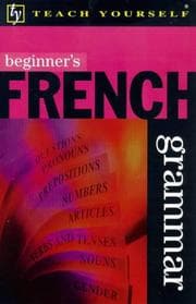 Tapa de Beginner's French Grammar (Beginner's Grammar)