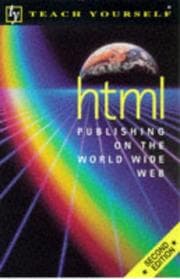 Tapa de HTML Publishing on the World Wide Web