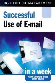 Tapa de Successful use of e-mail in a week