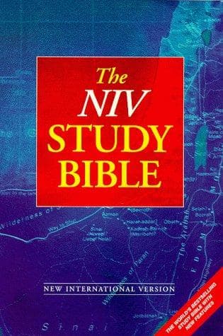 Tapa de NIV Study Bible