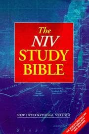 Tapa de NIV Study Bible