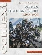 Tapa de An Introduction to Modern European History, 1890 - 1990
