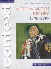 Tapa de An introduction to modern British history, 1900-1999