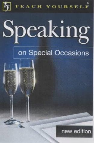 Tapa de Speaking on Special Occasions