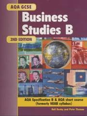 Tapa de AQA GCSE business studies B