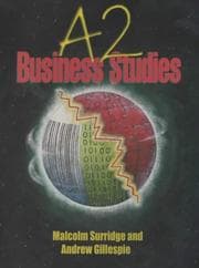 Tapa de A2 business studies