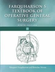 Tapa de Farquharson's textbook of operative general surgery