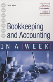 Tapa de Bookkeeping and Accounting in a Week (In a Week)