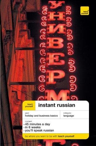 Tapa de Instant Russian (Teach Yourself Languages)