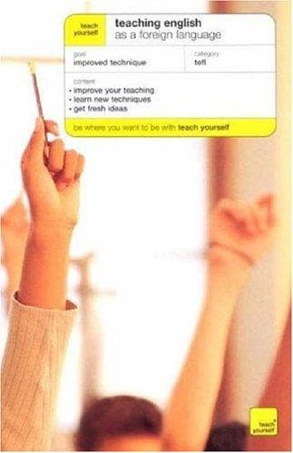 Tapa de Teaching English as a foreign language