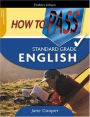 Tapa de How to Pass Standard Grade English (How to Pass - Standard Grade)