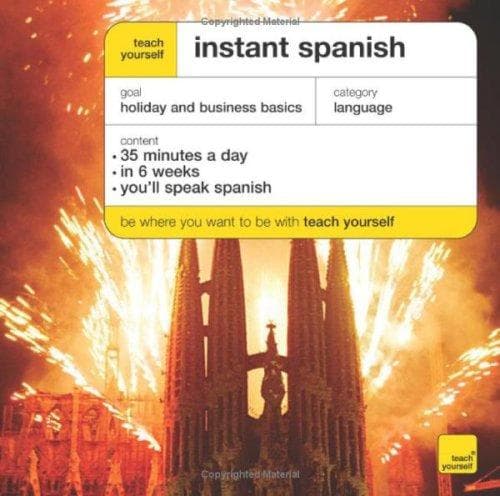 Tapa de Teach Yourself Instant Spanish