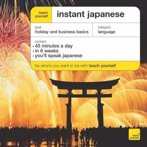 Tapa de Teach Yourself Instant Japanese