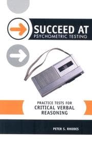 Tapa de Practice Tests for Critical Verbal Reasoning (Succeed at Psychometric Testing)
