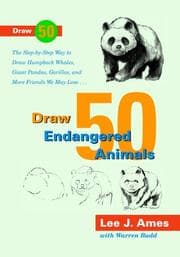 Tapa de Draw 50 endangered animals