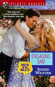 Tapa de Engaging Sam (Men In Blue) (Silhouette Intimate Moments No. 875) (Intimate Moments , No 875)