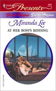 Tapa de At Her Boss's Bidding (Secret Passions)