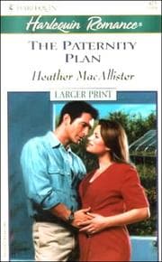 Tapa de Paternity Plan (Project: Pregnancy) - Larger Print (Harlequin Romance Larger Print, 471 : Paoject Pregnancy)