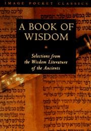 Tapa de A book of wisdom
