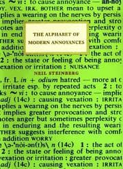 Tapa de The alphabet of modern annoyances