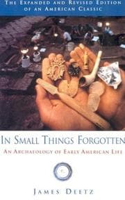 Tapa de In small things forgotten