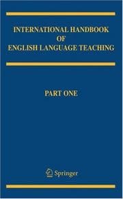 Tapa de International Handbook of English Language Teaching