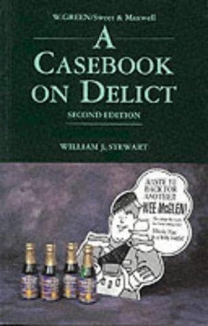 Tapa de Casebook on Delict