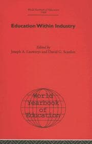 Tapa de World Yearbook of Education