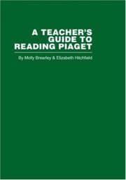 Tapa de Teacher's Guide to Reading Piaget