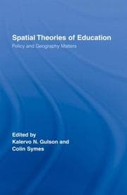 Tapa de Spatial theories of education