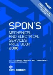 Tapa de Spon's Mechanical and Electrical Services Price Book 2008