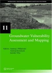 Tapa de Groundwater vulnerability assessment and mapping