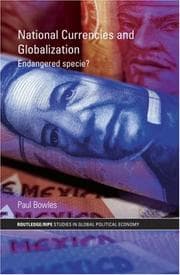 Tapa de National Currencies and Globalization