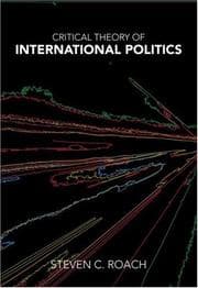 Tapa de Critical theory of international politics