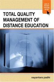 Tapa de Total Quality Management in Distance Education (Open & Flexible Learning)